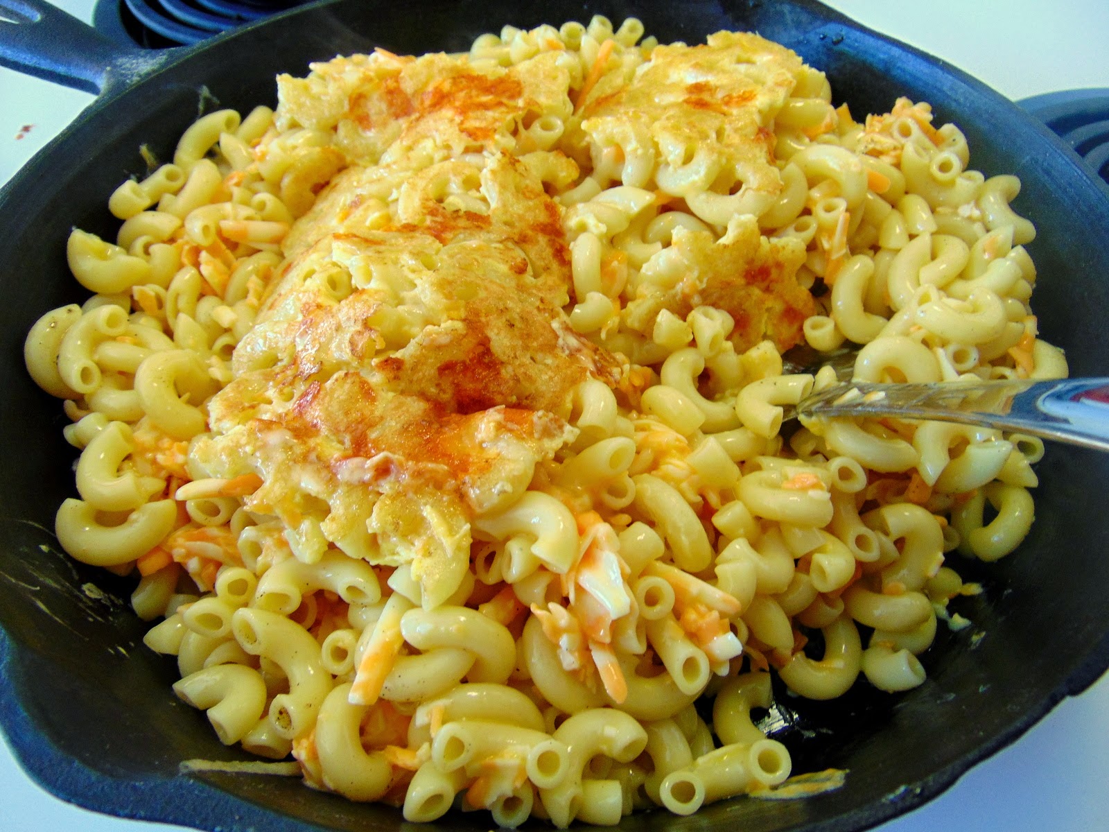Frying Pan Macaroni and Cheese