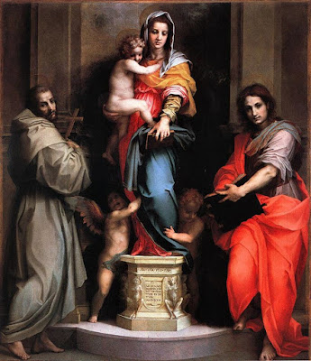 Andrea Del Sarto, Madonna della Arpie, 1517, Floransa Uffizi Müzesi