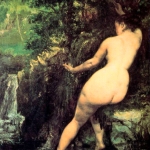 'Banyista a la font (Gustave Courbet)'