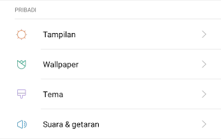 pilih menu tampilan