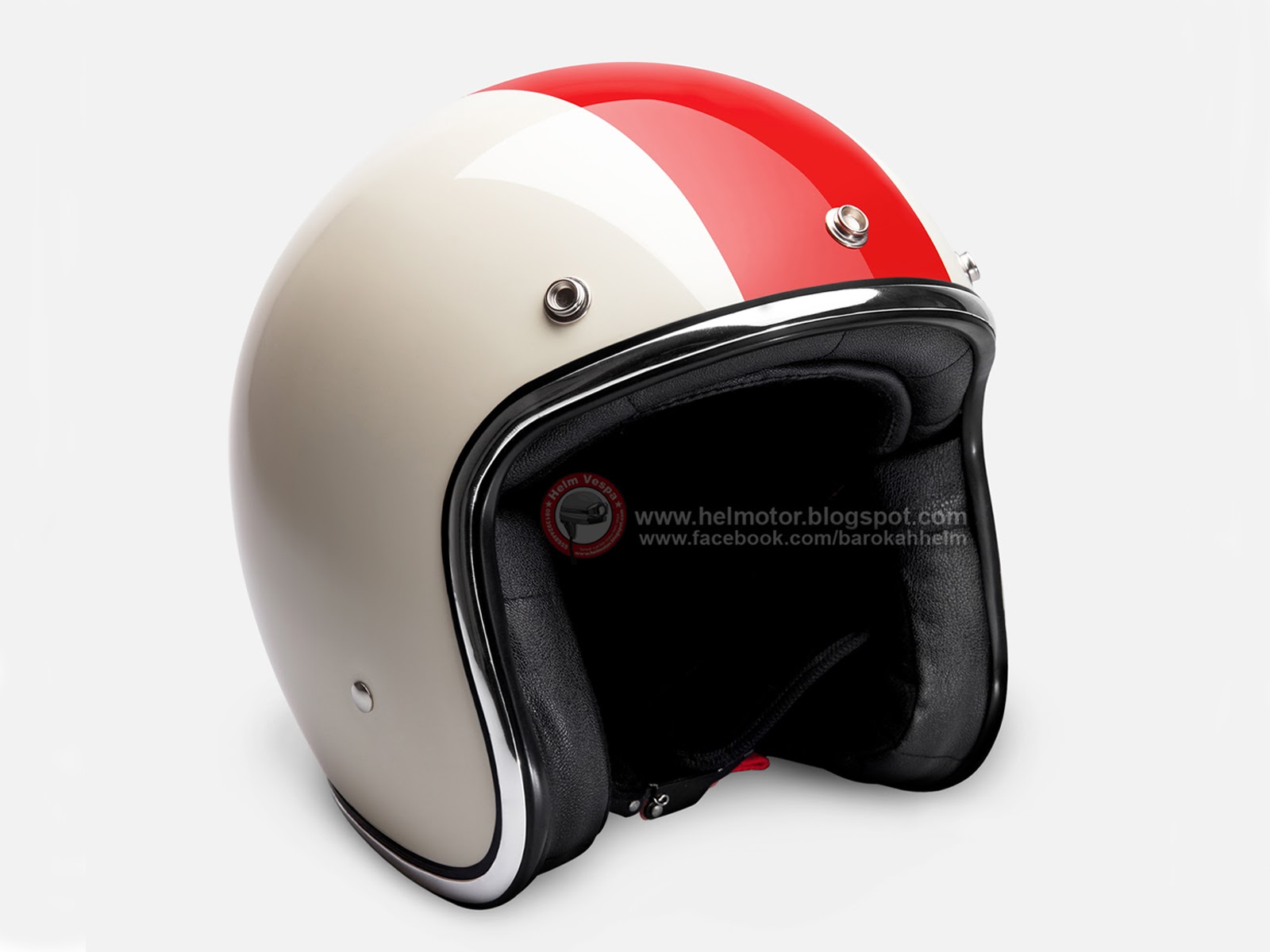 helm Retro ZPV 03 Helm Vespa