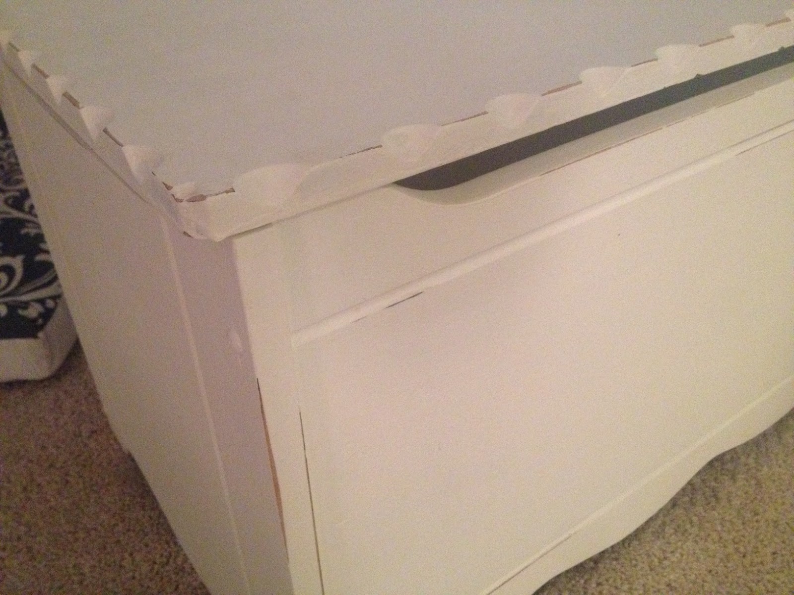 distressed toy box