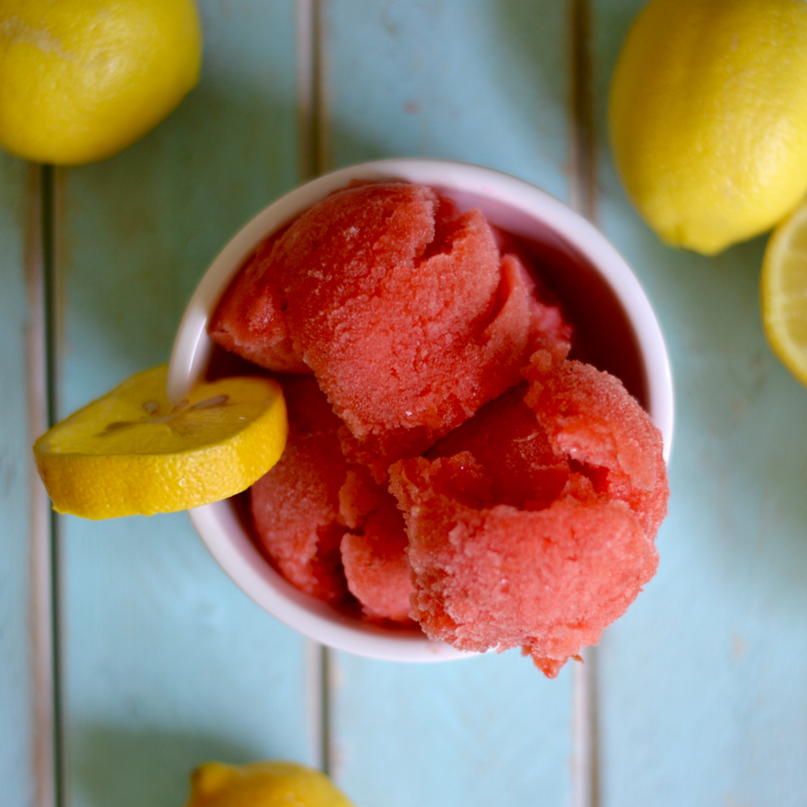 Architecture of a Mom Strawberry Lemonade Sorbet