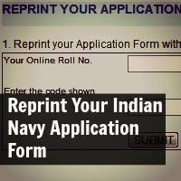 Reprint Your Indian Navy Application Form