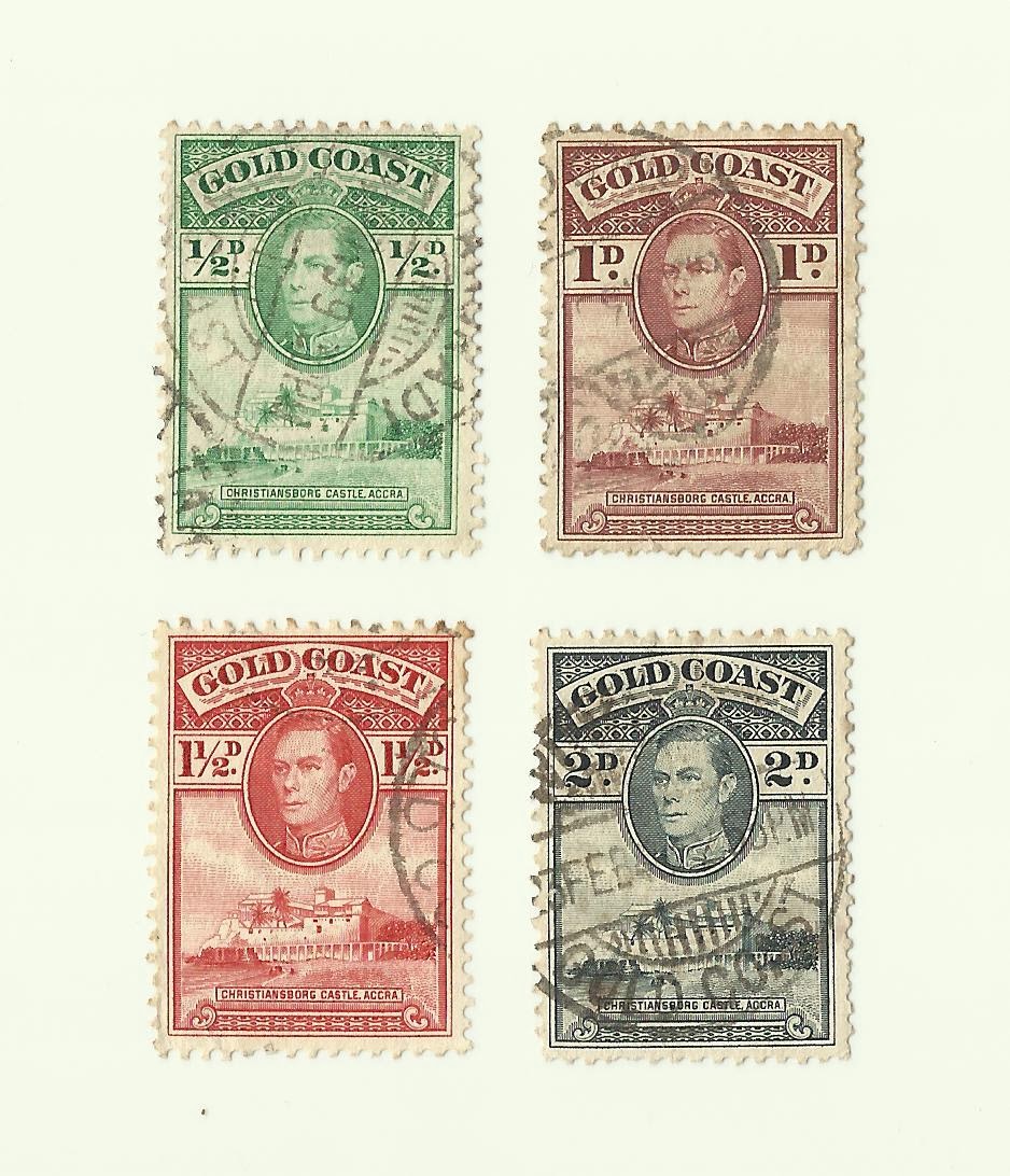 mizan matawang dan setem: Old Stamps Of British Gold Coast ( Africa ...