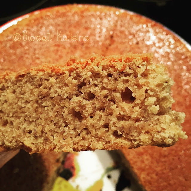 gateau vegan aux amandes et à la cannelle sweet kwisine, pomme, graines de chia, sans oeuf, cake, sans cholestérol, sans beurre, cannelle, vegan