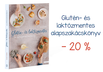 Glutén- és laktózmentes alapszakácskönyv 20% kedvezménnyel!!