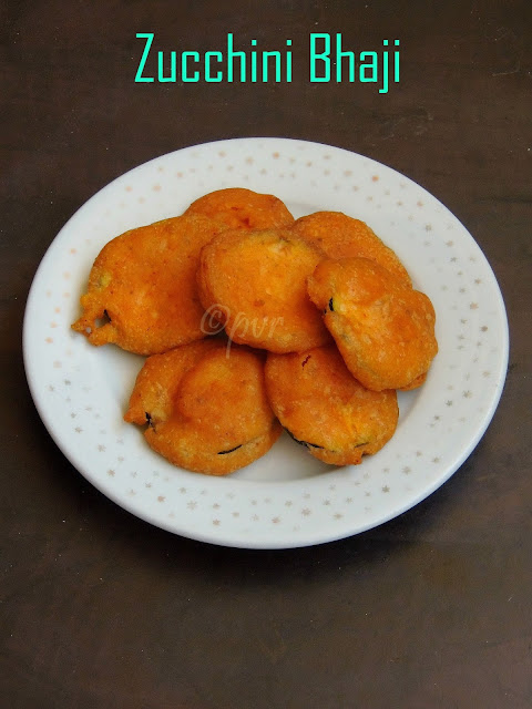 Zucchini Fritters, Zucchini Bhaji