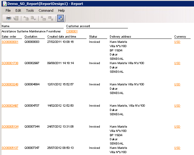 Microsoft Dynamics Ax Create MorphX Report in Ax