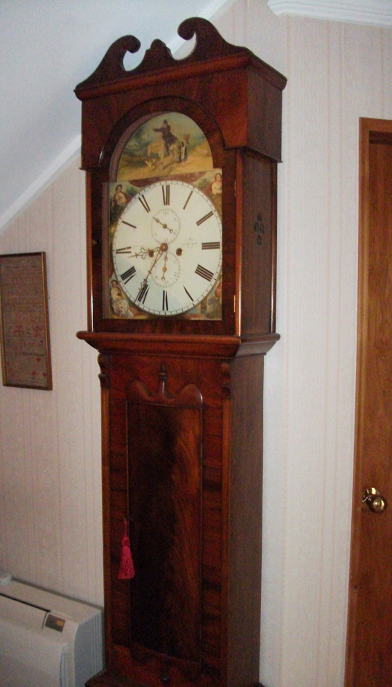 The Lothians A Scottish Grandfather Clock by James Wiseman, Lesmahagow