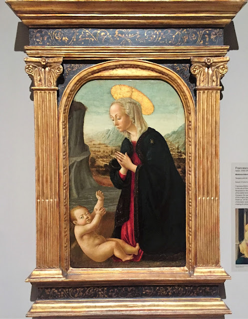 Milwaukee Art Museum: Madonna Adoring the Child, by Francesco Botticini (1480)