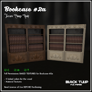 [Black Tulip] Textures - Bookcase #2a