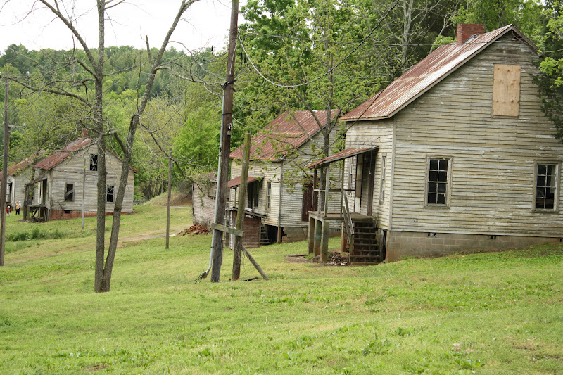 Robbins Family Hangout "Hunger Games" Movie Set Henry River Mill Village Hildebran, North Carolina