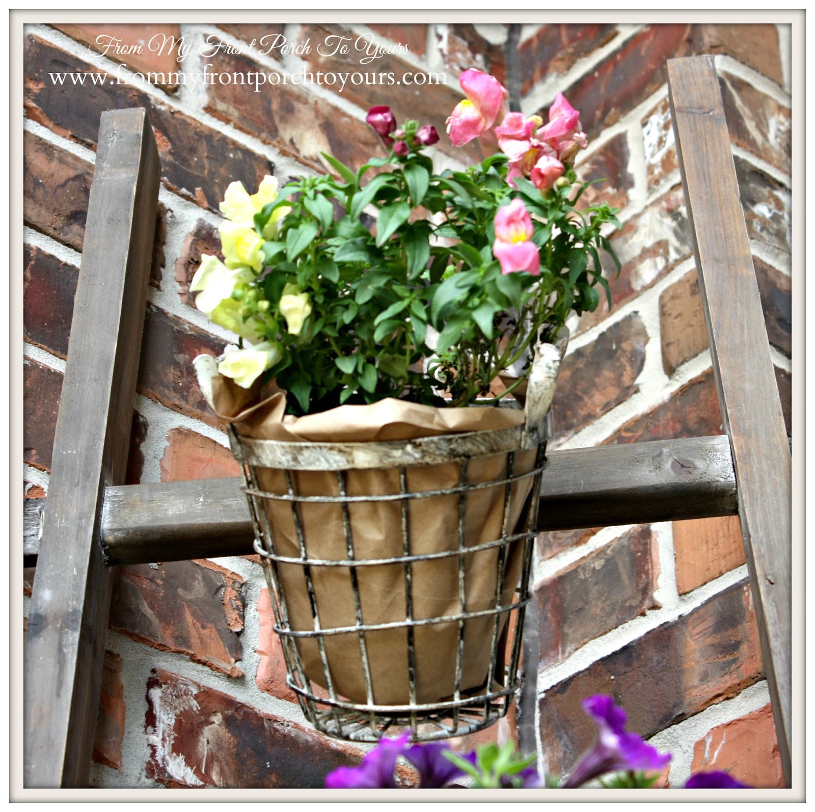Design Ingenuity Event- Vintage Wire Basket Trio- Decor Steals-From My Front Porch To Yours