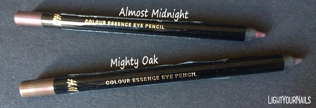 H&M Colour Essence Eye Pencil Almost Midnight + Mighty Oak H&M Colour Essence Eye Pencil Almost Midnight + Mighty Oak