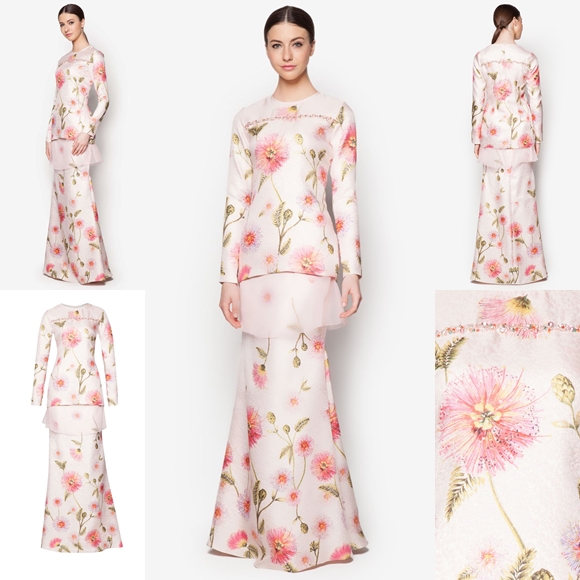 Mejuez Fesyen Trend Terkini Bianco Mimosa Sphera Baju Kurung Moden Raya 2017