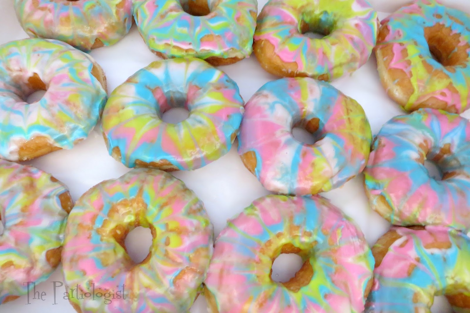 The Partiologist Tie Dye Donuts!