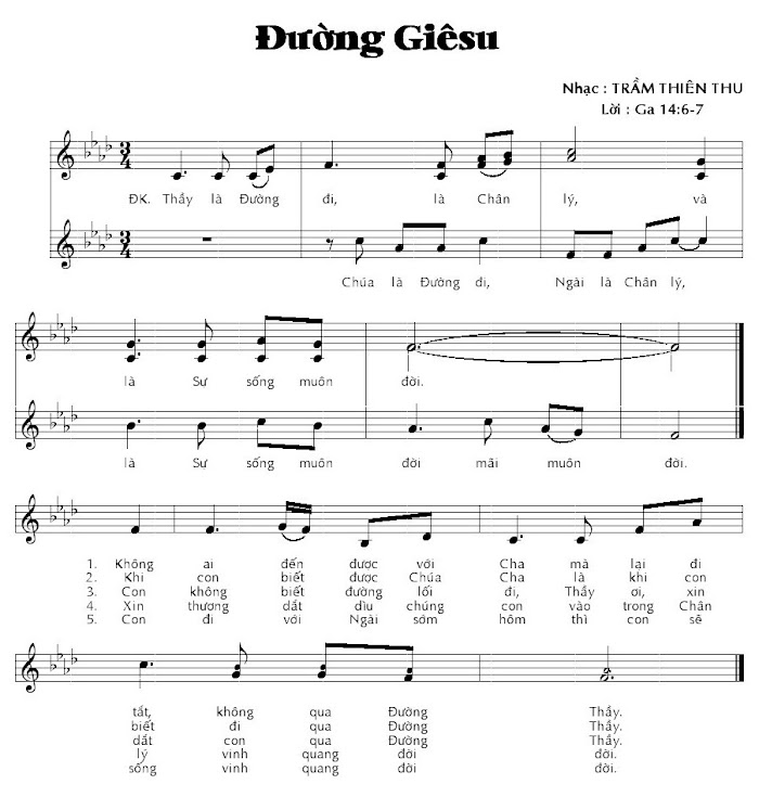 Thánh ca: Đường Giêsu