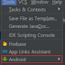 Android Studio does not show tools > Android menu