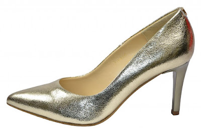 skórzane metaliczne złote szpilki Sala złote szpilki szpilki metaliczne najmodniejsze buty ślubne 2016 netstylistka