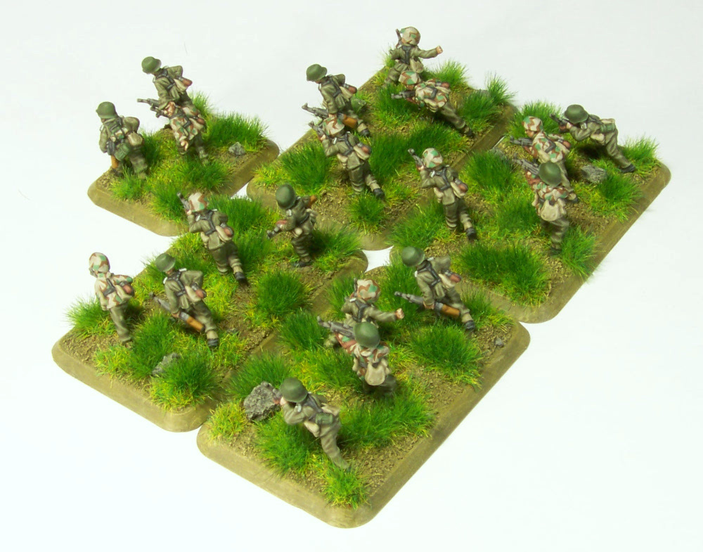 Tiberias Painting German Grenadier Scouts (w/Asault Rifles)