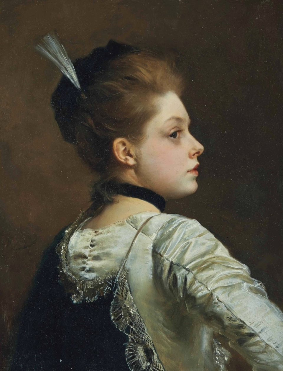 Gustave Jacquet Portrait / Genre painter Tutt'Art Pittura