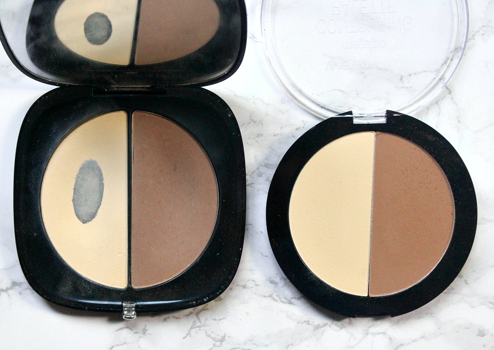 This or That | Marc Jacobs #instamarc light filtering contour powder in Mirage V Wet'n'Wild megaglo contouring palette in caramel toffee