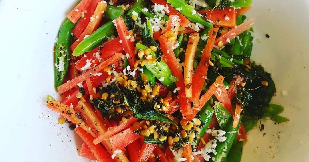 Carrot French beans Salad
