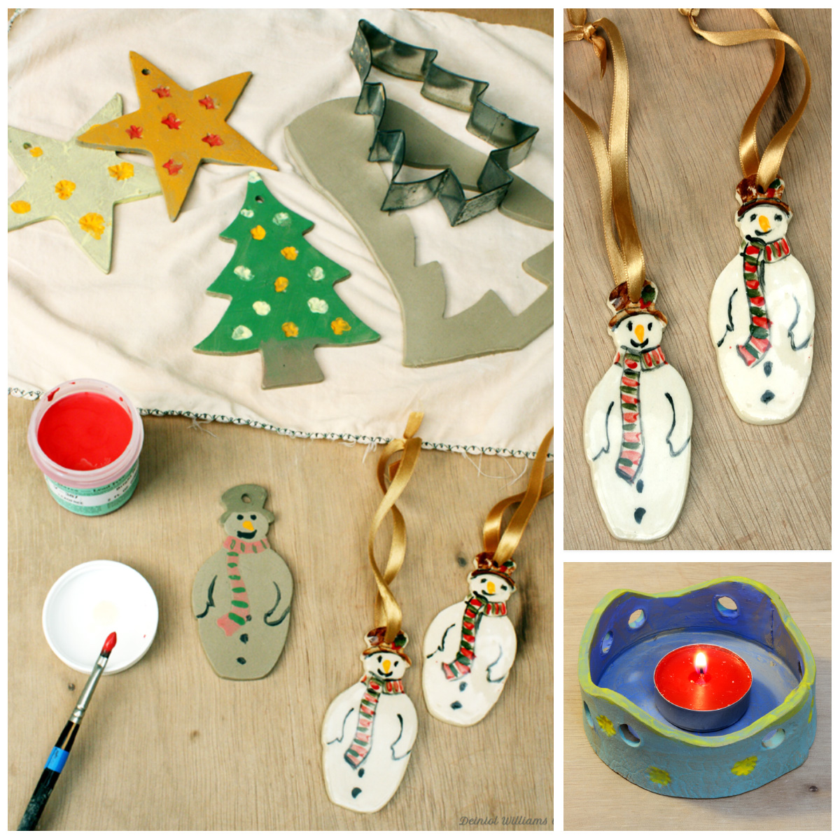 with deiniols expert guidance children will learn to use a variety of techniques to work with clay and make a couple of special one off ceramic tealight - Christmas Ceramics with deiniols expert guidance children will learn to use a variety of techniques to work with clay and make a couple of special one off ceramic tealight - Christmas Ceramics