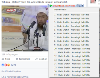 link tidak dapat didownload video facebook