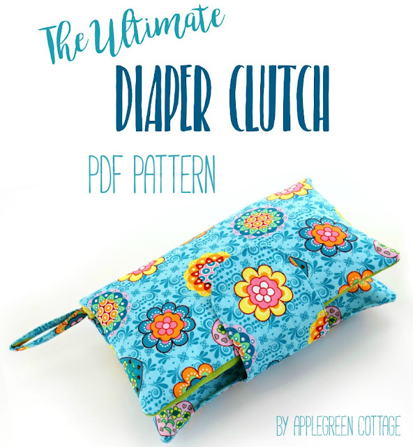 ​This cute and super convenient DIAPER CLUTCH sewing pattern is the perfect handmade gift every new mom would love to have. Also, makes an excellent baby shower present. Totally adjustable: one pattern, many different options! And NOW 33% off, just for the release period. Check it out!