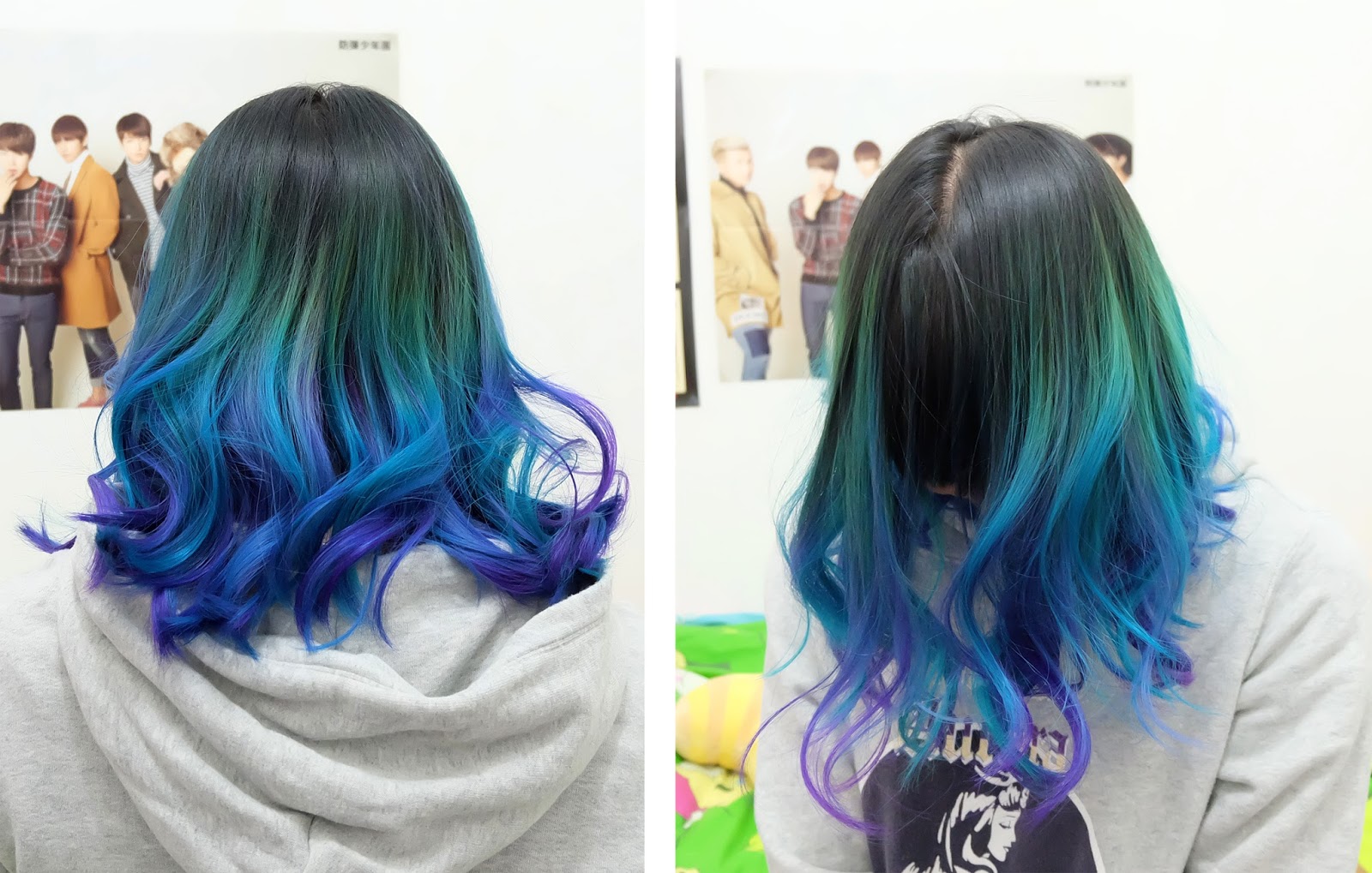Hair Color Update Turquoise X Purple Big Dreamer