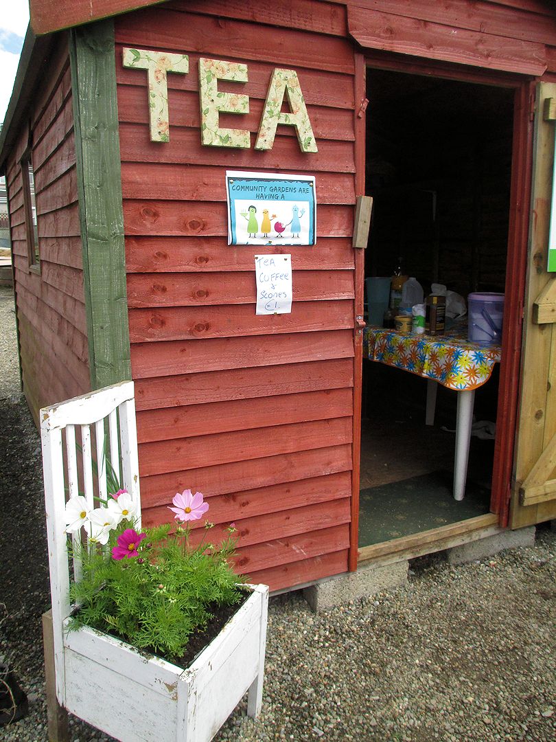 Somewhere in Ireland the tea hut