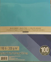 Recollections Cardstock 110lb Blue Skies