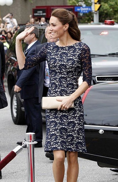 Tinseltown Style: Celeb Look for Less - Kate Middleton in Erdem.