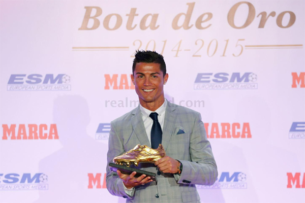 Cristiano Ronaldo Bota de Oro 2014-2015