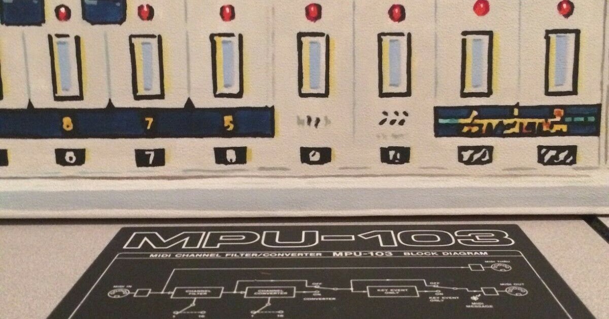 MATRIXSYNTH Roland MPU103 MIDI Channel Filter Converter