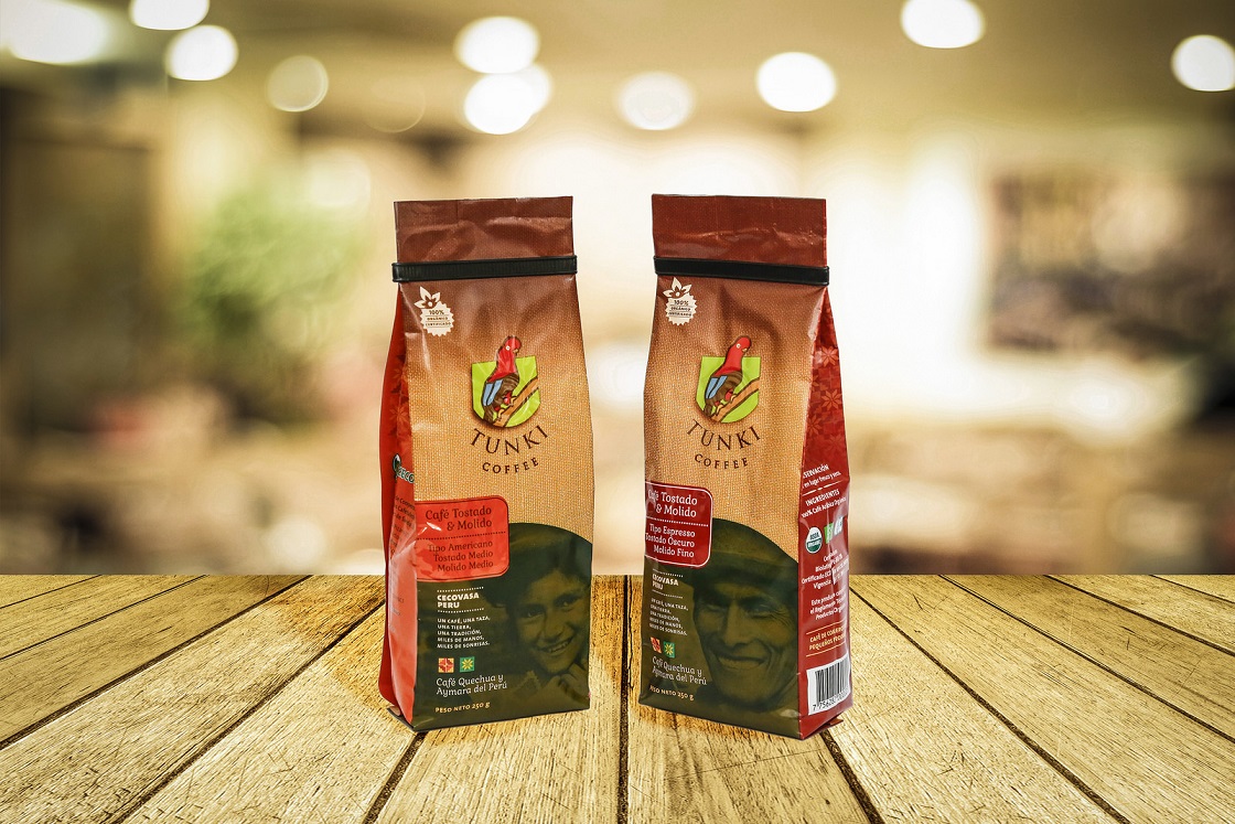 granos de café verde amazonia