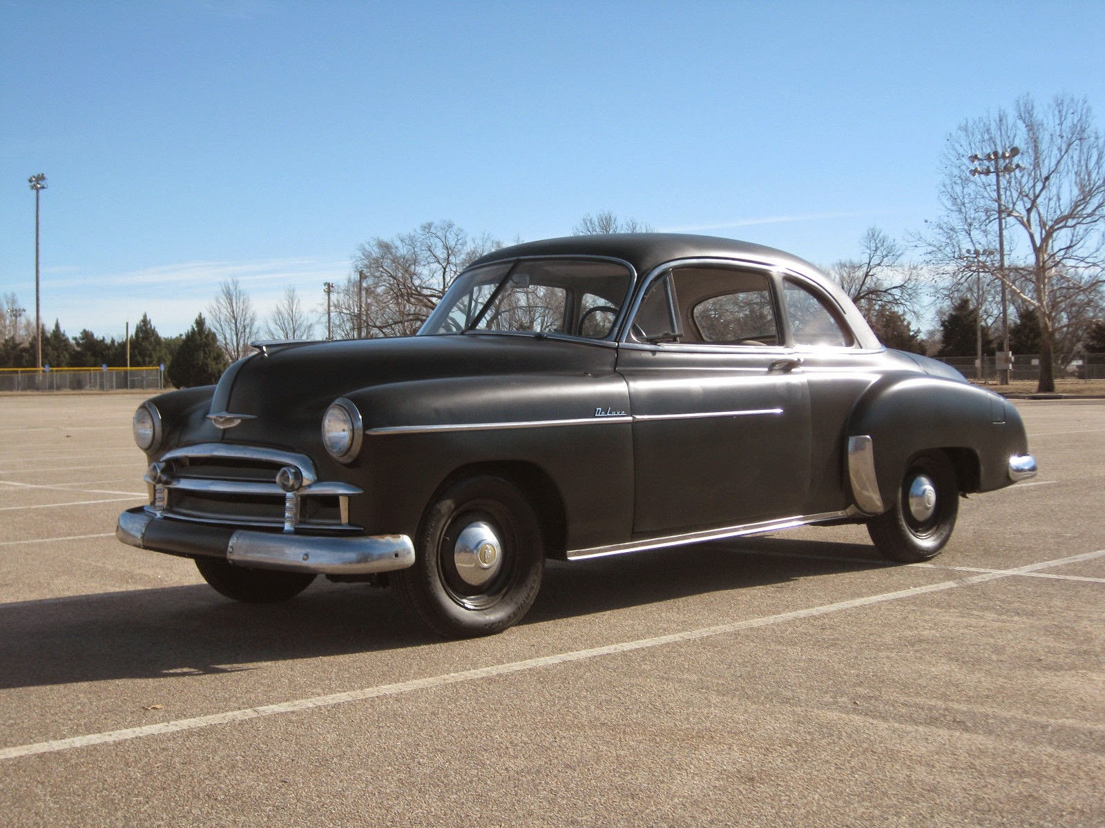 All American Classic Cars: 1950 Chevrolet DeLuxe Styleline 2-Door Sport