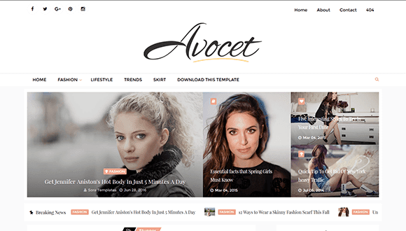 Avocet blogger theme Avocet blogger theme