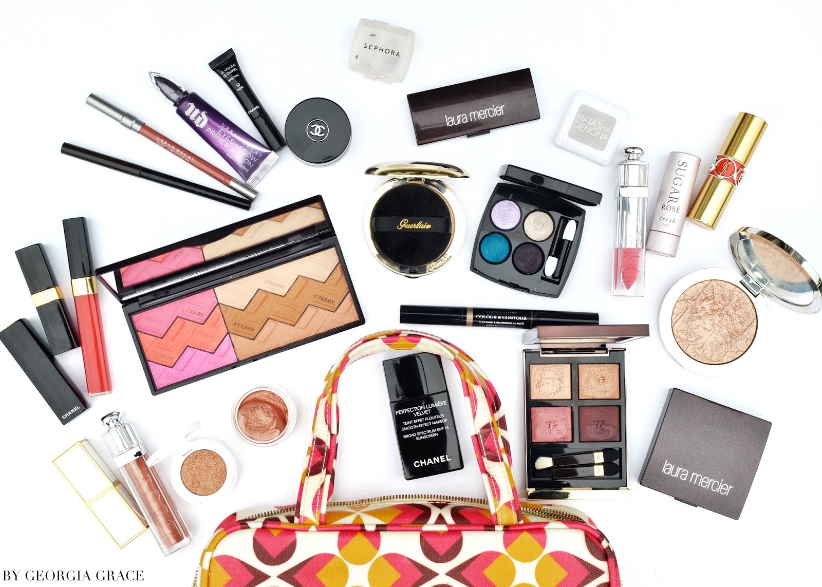 Travel Beauty What's In My Bag & Tips On Packing Yours By Grace