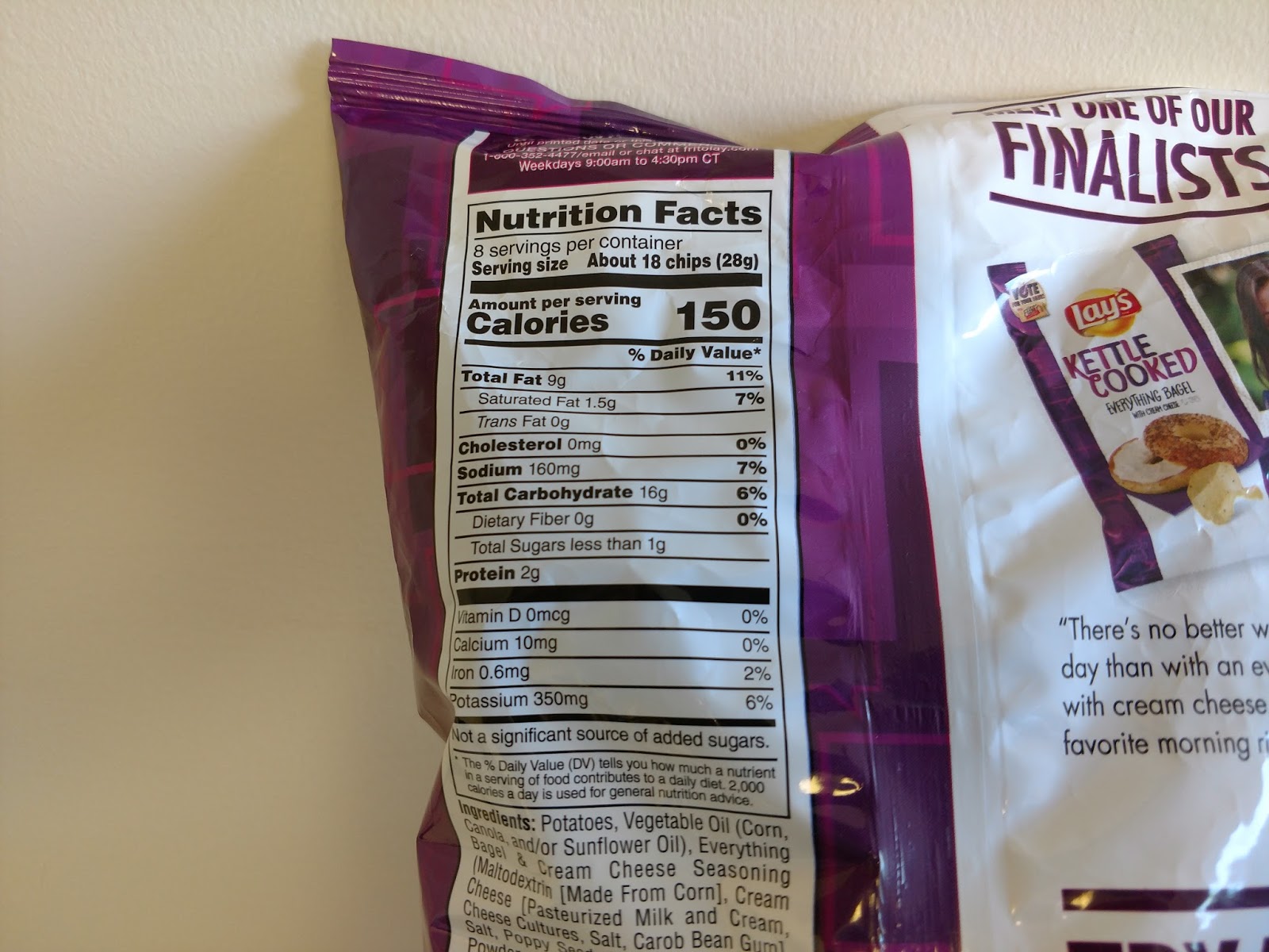 Travels of a Hobgoblin Taphophile Lay's Kettle Cooked Everything Bagel