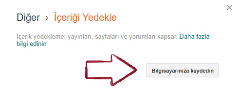 Blogger'da Yedek Alma Nasıl Yapılır? Blogger'da Yedek Alma Nasıl Yapılır?