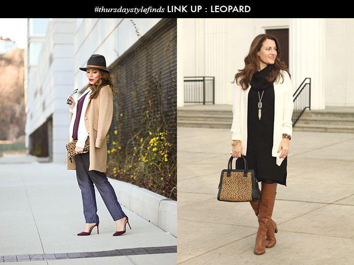 thursday style finds link up, daily sytle finds, leopard clutch, clare v leopard foldover clutch, leopard