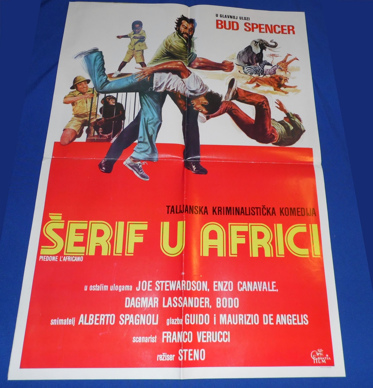 Yugorare Movie Posters Flatfoot In Africa 1978 Piedone L Africano