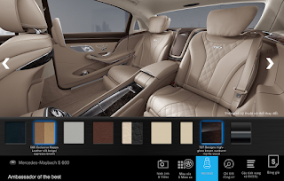 Màu nội thất ốp gỗ Designo Sunburst Myrtle màu Nâu bóng Mercedes Maybach S600 2016 Nội thất Mercedes Maybach S600 2016 màu Vàng Silk / Nâu Espresso (505)