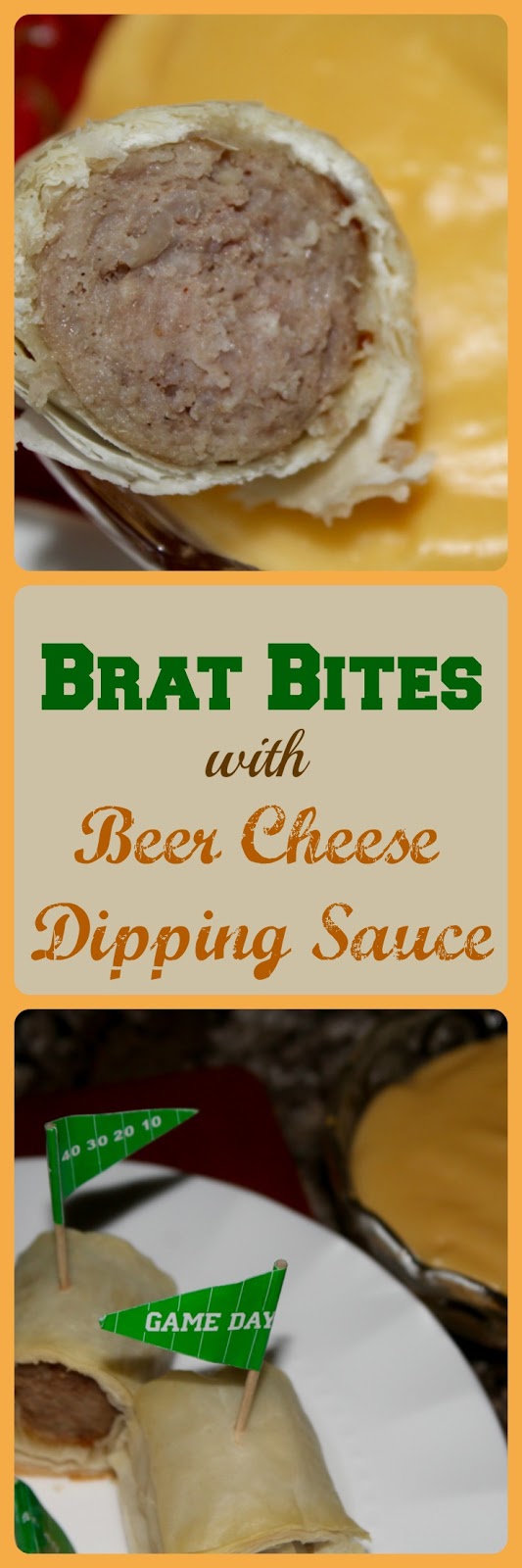 Living on Cloud Nine BRAT BITES with Beer Cheese Dipping Sauce