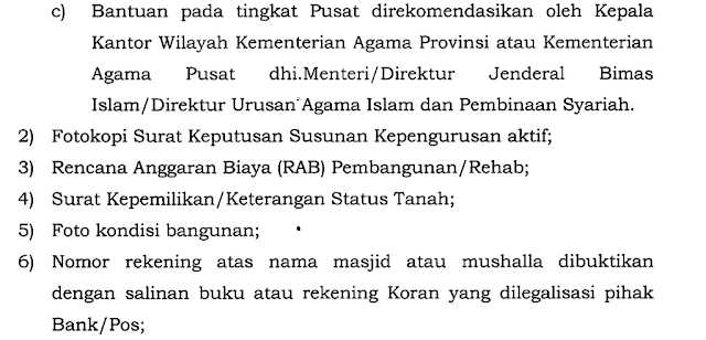 Juknis Bantuan / Rehab Masjid dan Musholla Tahun 2017 Juknis Bantuan / Rehab Masjid dan Musholla Tahun 2017