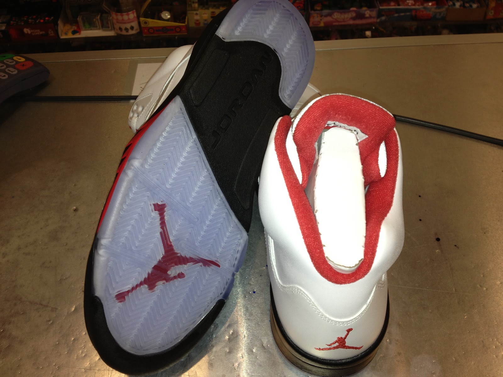 jordan 5 fire red got em