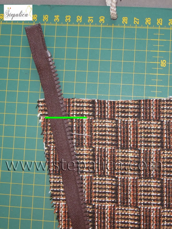 Štepalica How to shorten a jacket zipper
